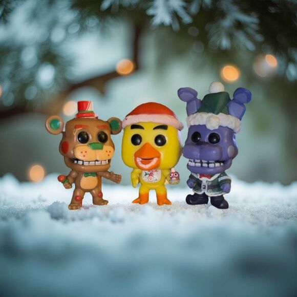 2023 Mini Funko Pop! FNAF Holiday Advent Suprise Figures Chica Bonnie Freddy B21 - Picture 1 of 5